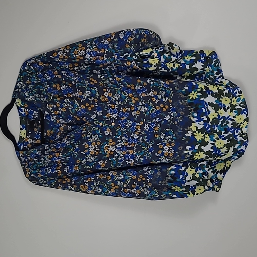 Investments plus size floral blouse